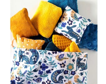 Montessori Sensory Cushions - Touch, Scents & Sounds - Loved by my Little Students - Handmade in France