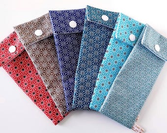 Waterproof Electronic Cigarette Case with Japanese Asanoha Pattern