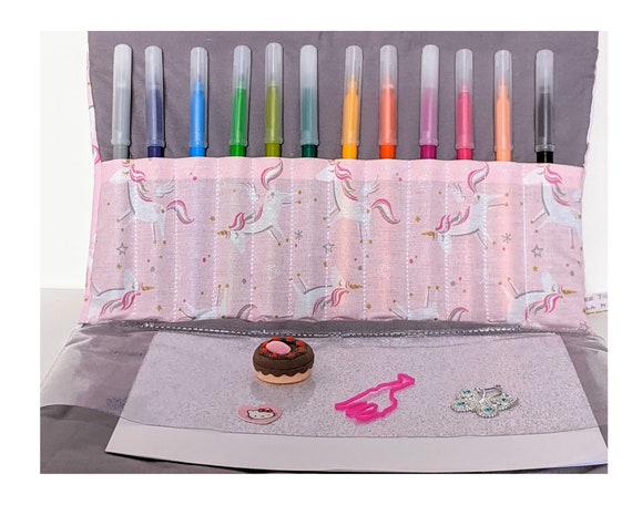 Cartable Licorne pour Mini Artiste, Malette à Dessin Enfant, Cadeau  Personnalisé fait Main en France -  France