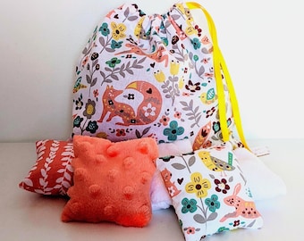 Montessori Sensory Cushions - Touch, Smells & Sounds - Loved by my Little Students - Handmade in France
