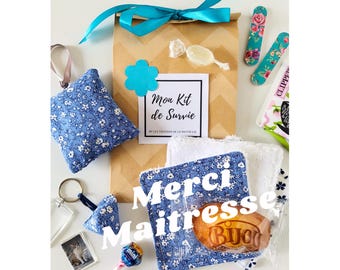Kit de Survie pour Maîtresse, Nounou, Copine - Cadeau Fait Main en France