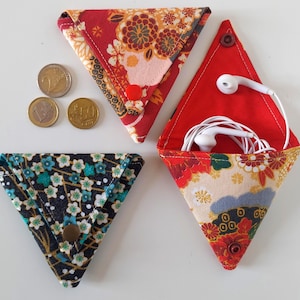 Japanese Origami Pouch - Coin Purse, Earphone Case & Jewelry Box