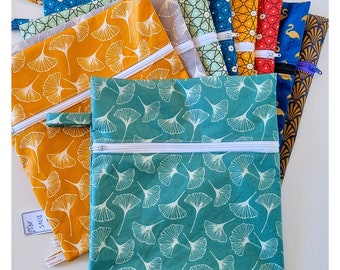 Pochette Imperméable à Maillot de Bain, 9 Motifs Homme ou Femme, Idéale pour la Piscine, Fait Main en France Personnalisé