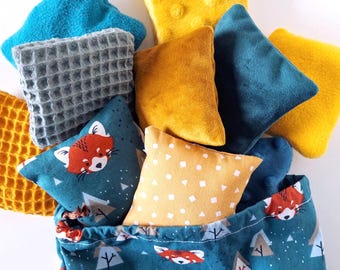 Montessori Sensory Cushions - Touch, Smells & Sounds - Loved by my Little Students - Handmade in France