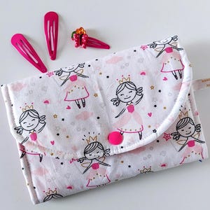 Fairy Fabric Hair Clip Holder - Handmade Gift for Little Girl in France