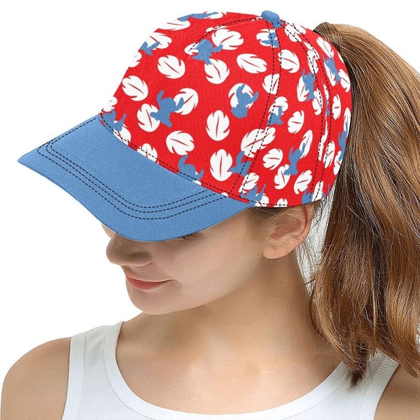 Lilo and Stitch Snapback Baseball Cap | disneybound rundisney disney world bound disneyland cosplay costume cruise outfit