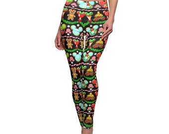 disney christmas leggings