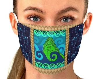 Moana Face Mask Adjustable | disneybounding disney theme park princess moana cosplay costume outfit face mask