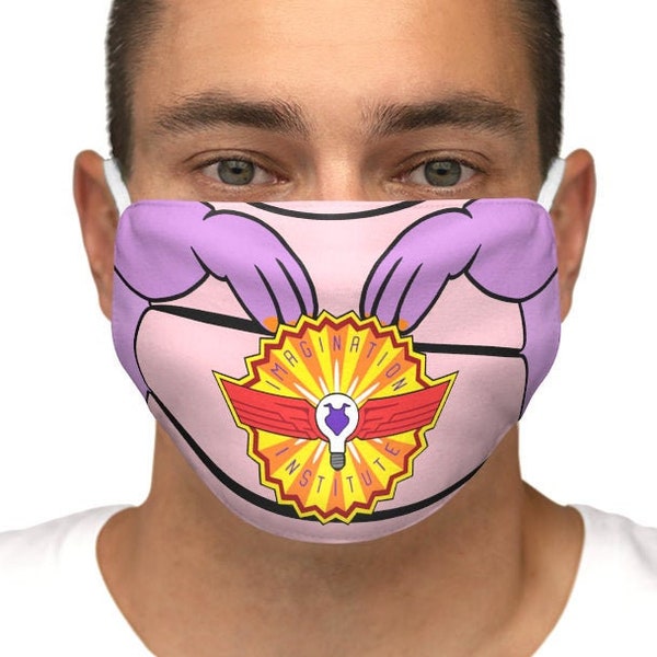 Figment Face Mask Adjustable | disneybound disney world bound epcot theme park imagination institute cloth washable