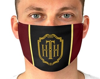 Tower of Terror Face Mask Adjustable | gothic disneybound disney park hollywood twilight tower bellhop cosplay face mask