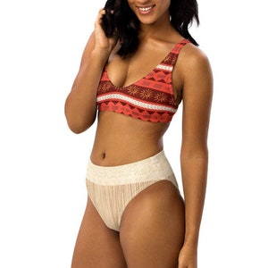 Moana Bikini Swimsuit XS-3XL | disneybound disney world bound parks disneyland princess hawaiian cosplay swimsuit bikini beach wear