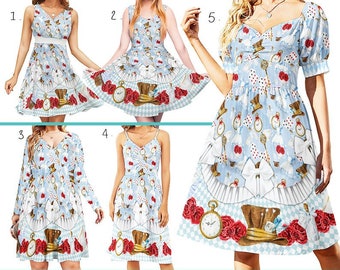 Alice in Wonderland Dresses | disneybound disney world disneyland casual lolita dress plus size clothing clothes fashion jsk lolitafashion