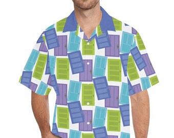 Monsters University ''Doors'' Button Down Shirt for Adults by