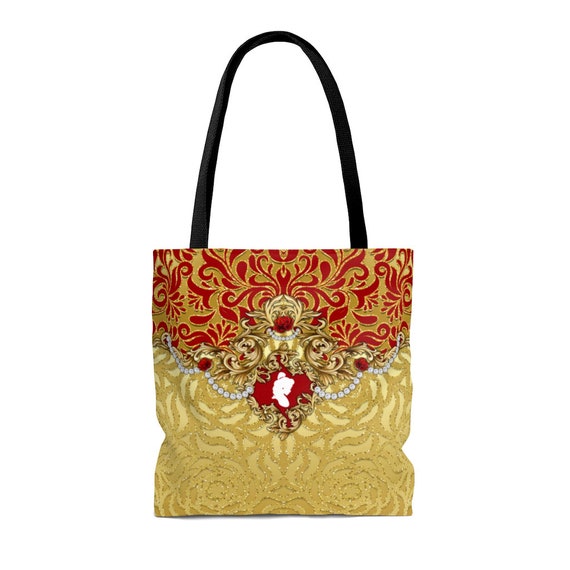 Vera Bradley x Disney Belle Floral Small Vera Tote Bag | Dillard's
