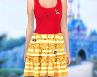 Winnie Bear Honey Dress XS-3XL | run disney rundisney marathon winnie the pooh cosplay costume honey bee