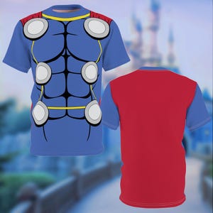 Thor Unisex Adults Kids Costume Shirt | disney world disneyland avengers superhero cruise cosplay outfit apparel