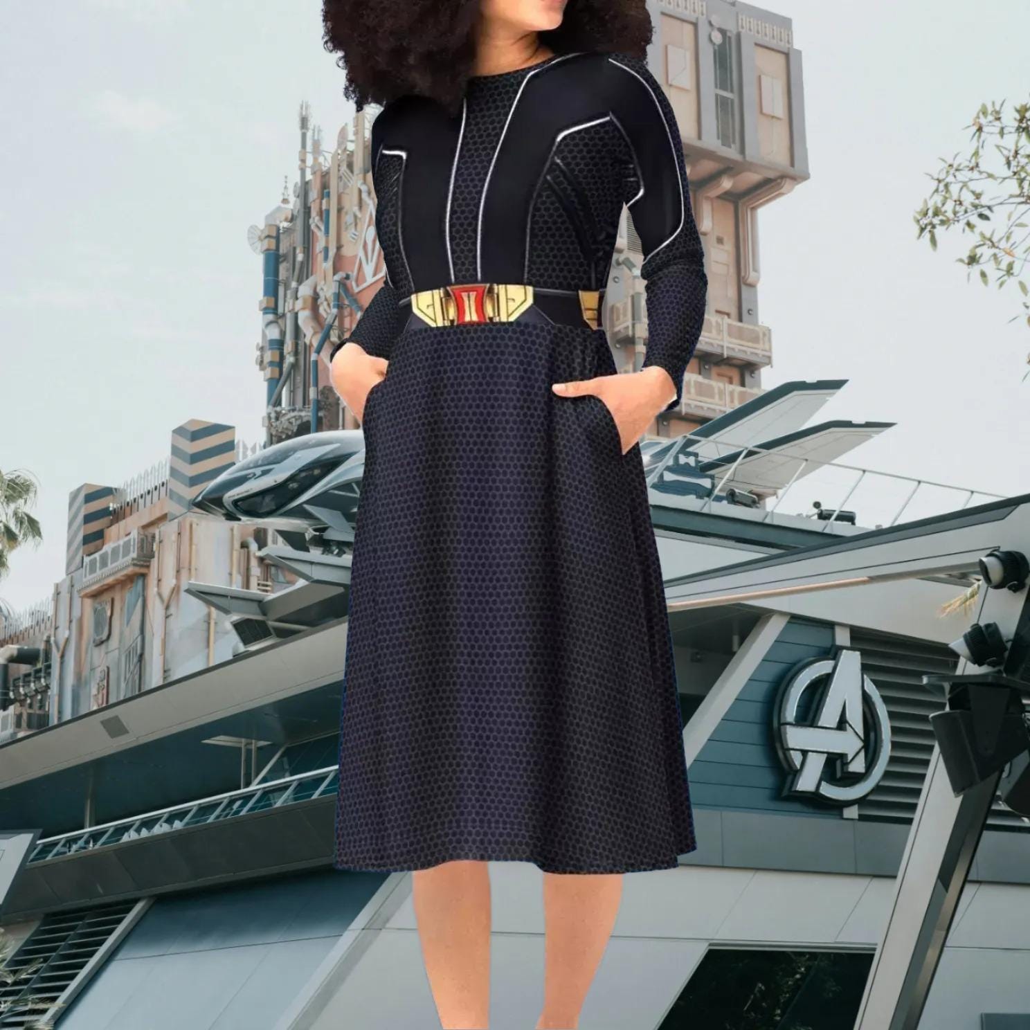 Black Widow Running Costume Dress 2XS-6XL | Run Disney World Disneyland  Avengers Natasha Romanoff Superhero Family Group Cosplay Cruise - Etsy
