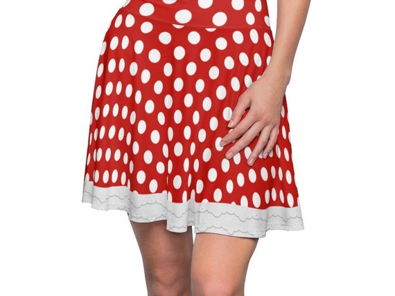 Minnie Dots Skirt XS 3XL Disneybound Run Disney World Run Minnie