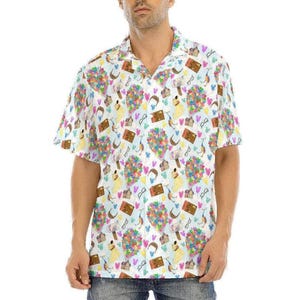 Up Adults Kids Hawaiian Shirt | disney world bound disneyland button up cosplay costume clothes cruise