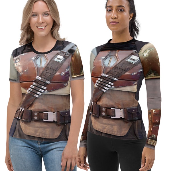 Mandalorian Womens Shirt Rash Guard | disneybound disney world disneyland star wars long sleeve cosplay costume cruise activewear