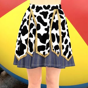Jessie Cowgirl Dress Skater Skirt | womens rundisney disney world disneyland pixar toy story halloween running cosplay costume outfit cruise