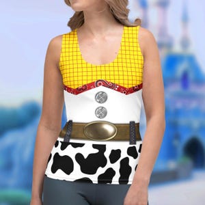 Pixar Toy Story Jessie Tank Top | womens rundisney disney world disneyland cowgirl running marathon yoga cosplay costume outfit shirt