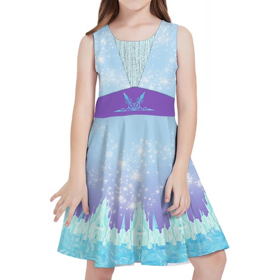 La Reine des Neiges Frozen 2 Elsa Enfant Cosplay Costume