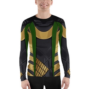 V2 Loki Mens Shirt disneybound rundisney disney world bound disneyland parks villains cruise cosplay costume outfit clothes apparel LongSleeve RashGuard