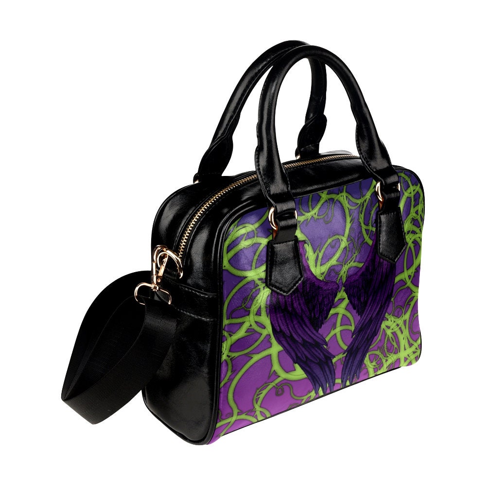 Buy Maleficent Green Thorns Crossbody Dome Bag Goth Gothic Online in India  