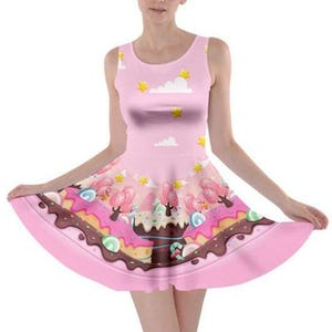 Candy Games Dress XS-3XL | sweet lolita sugar decora rush pastel cult party spank fairy kei harajuku kawaii gamer girl