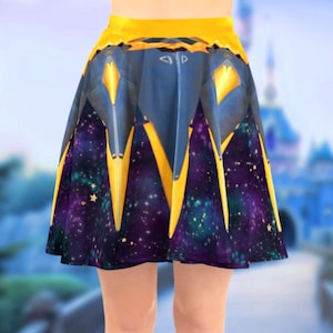 Cosmic Rewind Starblaster Skater Skirt | rundisney disney world bound disneyland guardians of the galaxy cosplay costume