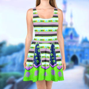 Buzz Space Ranger Skater Dress XS-3XL | disney world disneyland rundisney lightyear pixar womens toy story dress cosplay costume