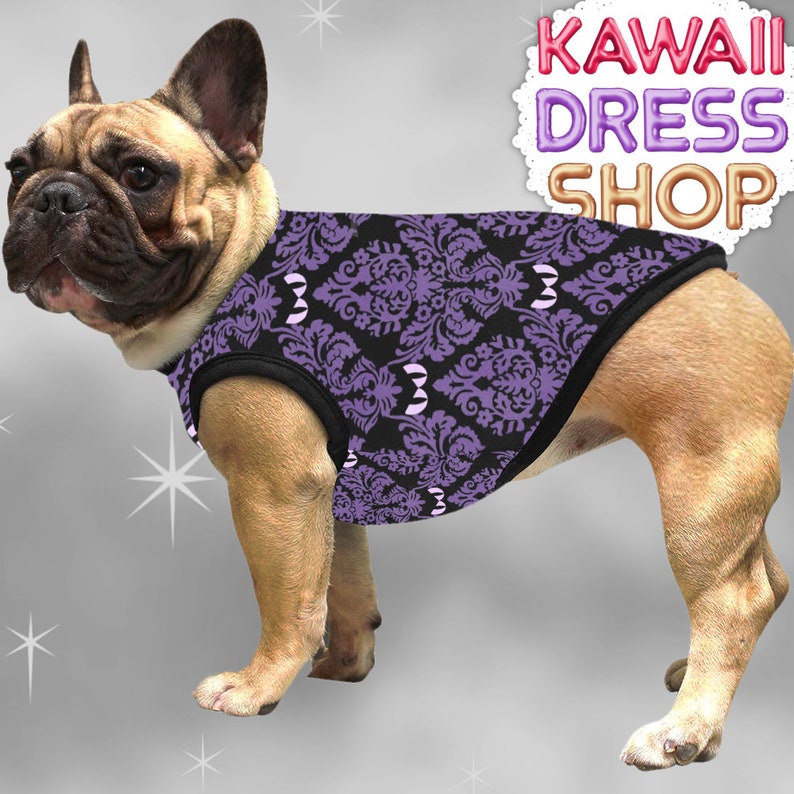 Haunted Mansion Wallpaper Dog Vest Disney Dog Dog Clothing Etsy