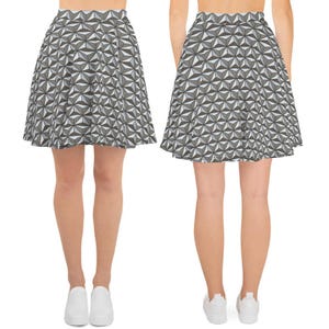 Epcot Spaceship Earth Skater Skirt | rundisney disney world bound running disneyland cosplay costume cruise activewear