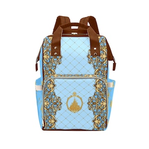 Cinderella Diaper Backpack | disneybound disney world disneyland baby princess cinderella costume cosplay backpack shoulder tote bag