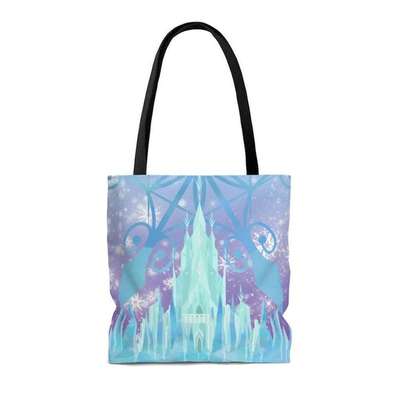 Frozen 2 Elsa Castle Soft Canvas Tote Bag disney elsa castle cosplay outfit backpack diaper tote bag handbag purse gift Etsy