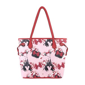 Minnie Fashionista Hard Canvas Tote Bag | disney world disneyland mouse ears castle dooney baby diaper purse shoulder bag