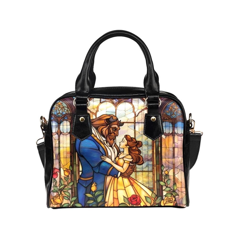 Belle Stained Glass Crossbody Dome Bag | Disney World Disneyland