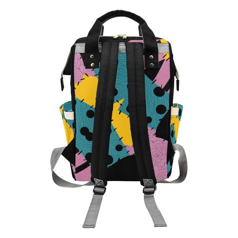 Sally Patches Diaper Backpack | gothic disney villains baby nightmare before christmas costume cosplay backpack tote bag outfit image 5