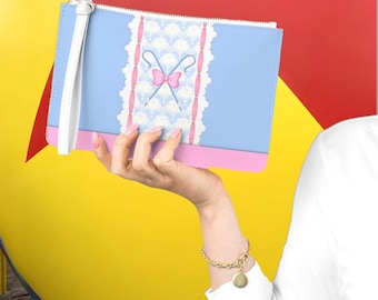 Bo Peep Faux Leather Clutch Wrist Bag | disneybound disney world disneyland pixar toy story makeup make up bag apparel clothes cosplay