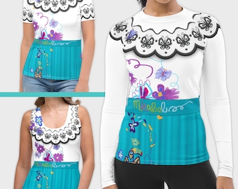 Encanto Mirabel Womens Tshirt Tank Top Rash Guard | rundisney disney world bound disneyland long sleeve running cosplay costume