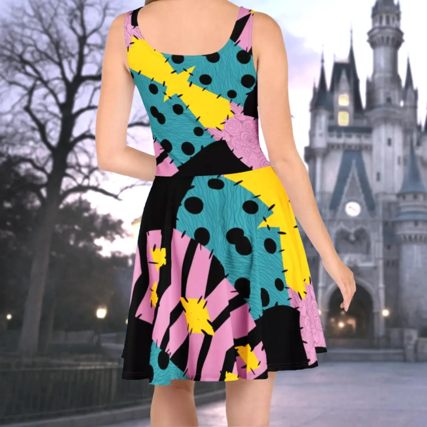 Sally Patches Dress 2XS-6XL | Gothic Disney World Bound