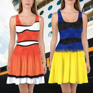Nemo & Dory Dresses | disney world disneyland run rundisney dress fish finding family group mommy and me cosplay costume dress cruise