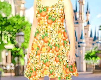 minnie mouse orange dress Disney Parks Minnie Mouse Halloween Costume Dress Orange Black Polka Dots Ears