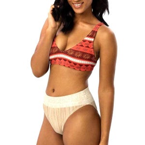 Moana Bikini Swimsuit XS-3XL | disney world bound parks disneyland princess hawaiian cosplay swimsuit bikini beach wear