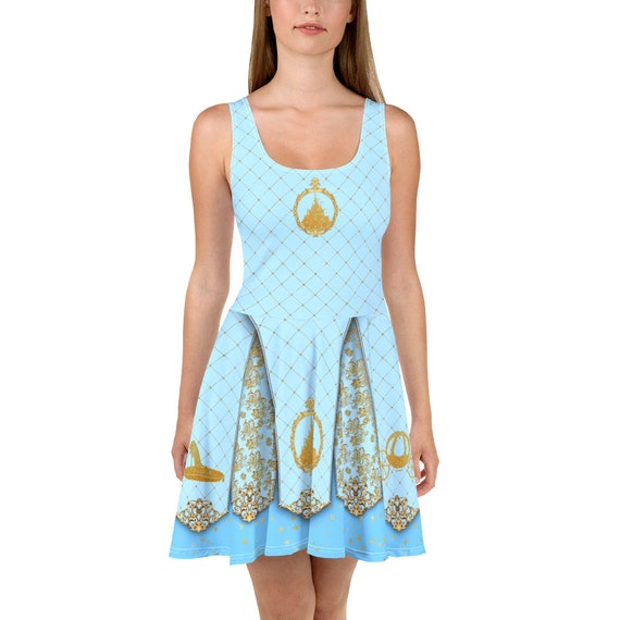 Robe bleue Cendrillon disneybound disney world disneyland bound rundisney cosplay costume tenue de croisiere robe maman et moi Etsy France