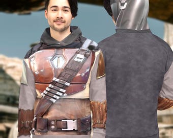 Mandalorian Armor Unisex Hoodie | disney world bound disneyland rundisney star wars cruise cosplay costume outfit