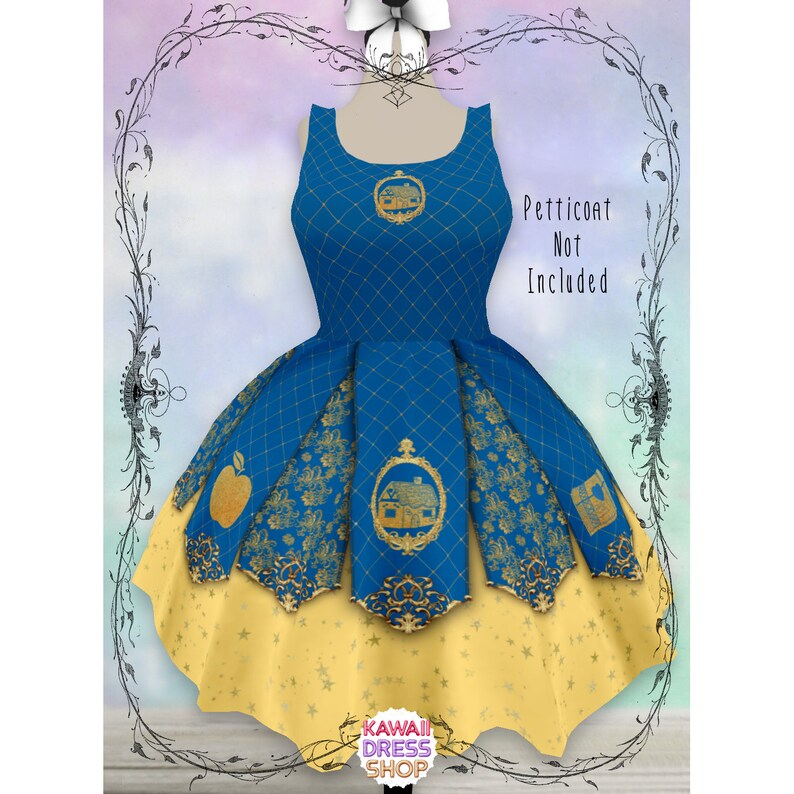plus size snow white dress
