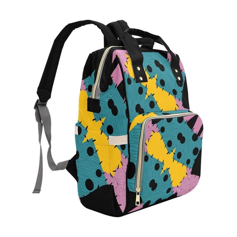 Sally Patches Diaper Backpack | gothic disney villains baby nightmare before christmas costume cosplay backpack tote bag outfit image 3