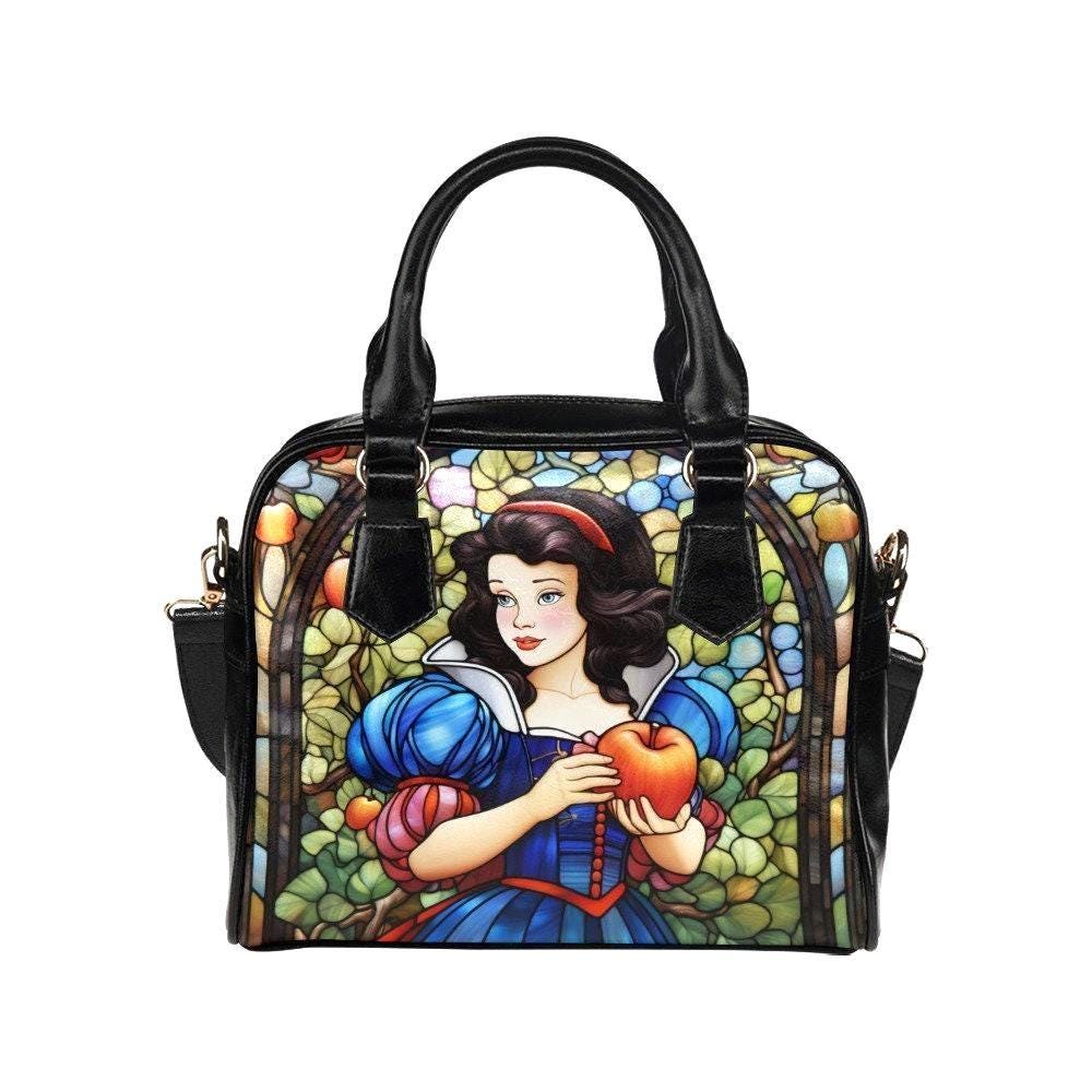 白雪姫ステンドグラス クロスボディ ドームバッグ | ディズニー